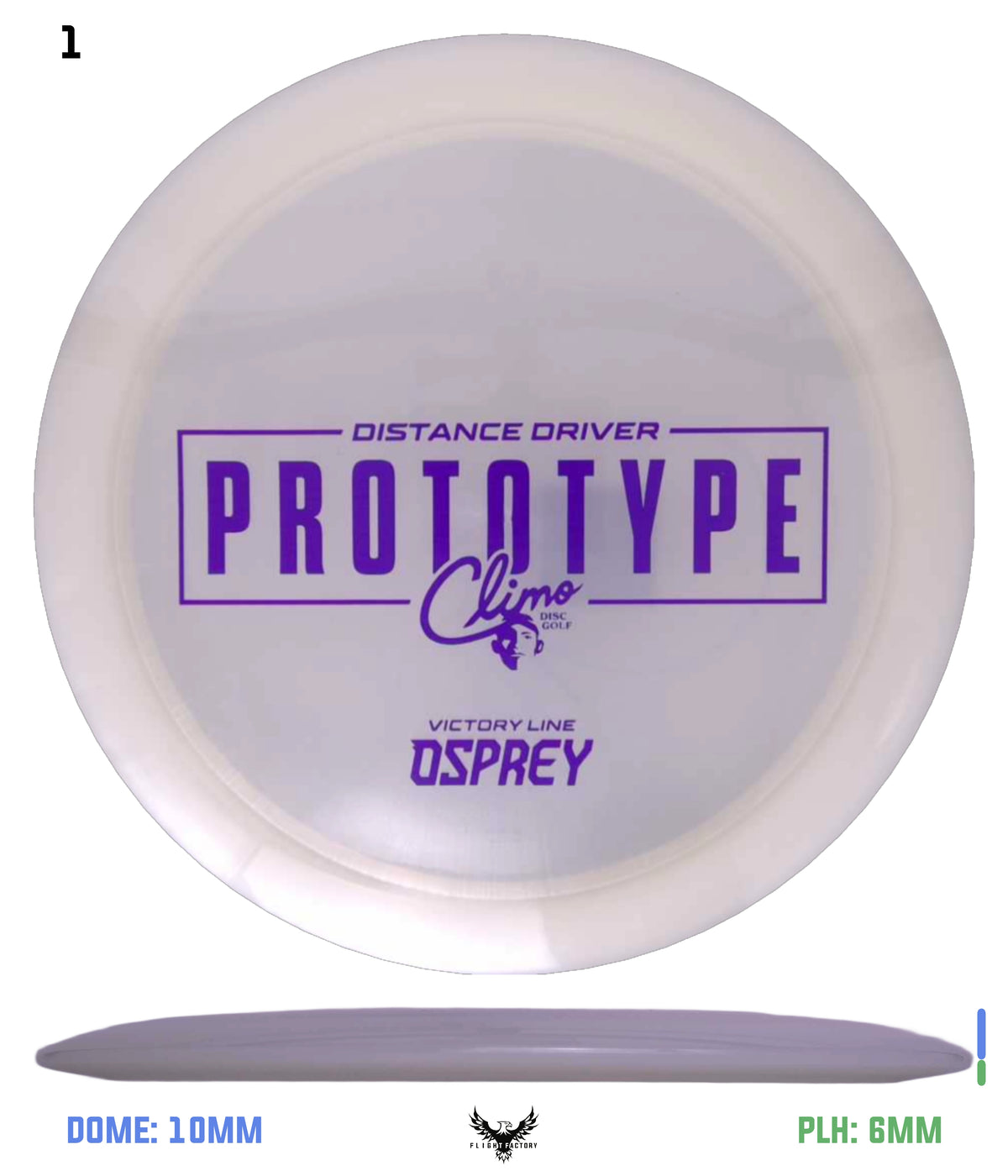 Climo Disc Golf Victory Line Osprey - Prototype