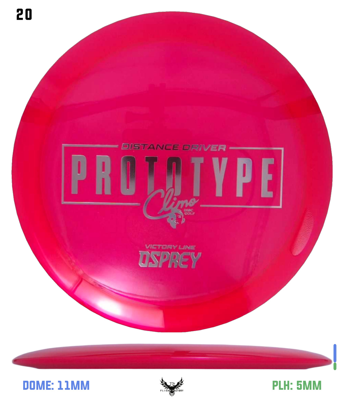 Climo Disc Golf Victory Line Osprey - Prototype