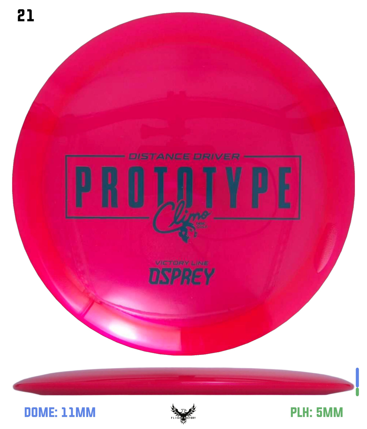 Climo Disc Golf Victory Line Osprey - Prototype