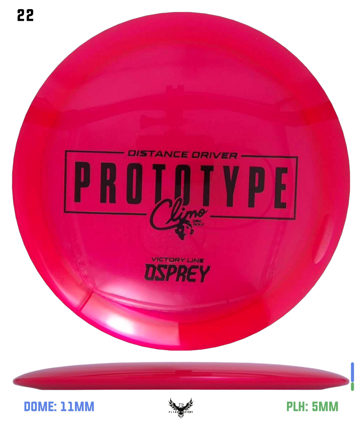 Climo Disc Golf Victory Line Osprey - Prototype