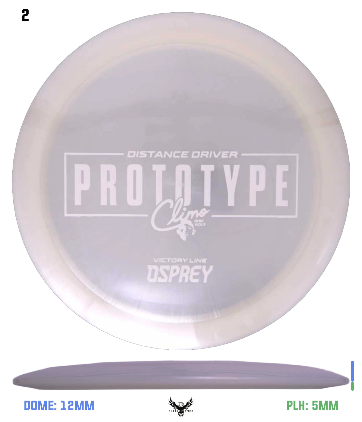 Climo Disc Golf Victory Line Osprey - Prototype