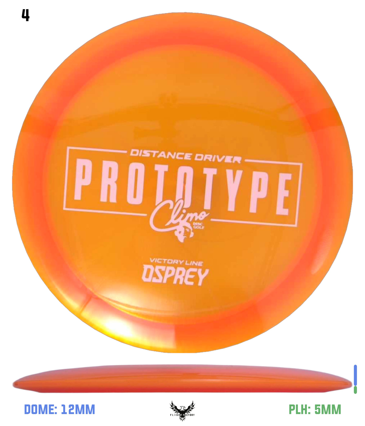 Climo Disc Golf Victory Line Osprey - Prototype