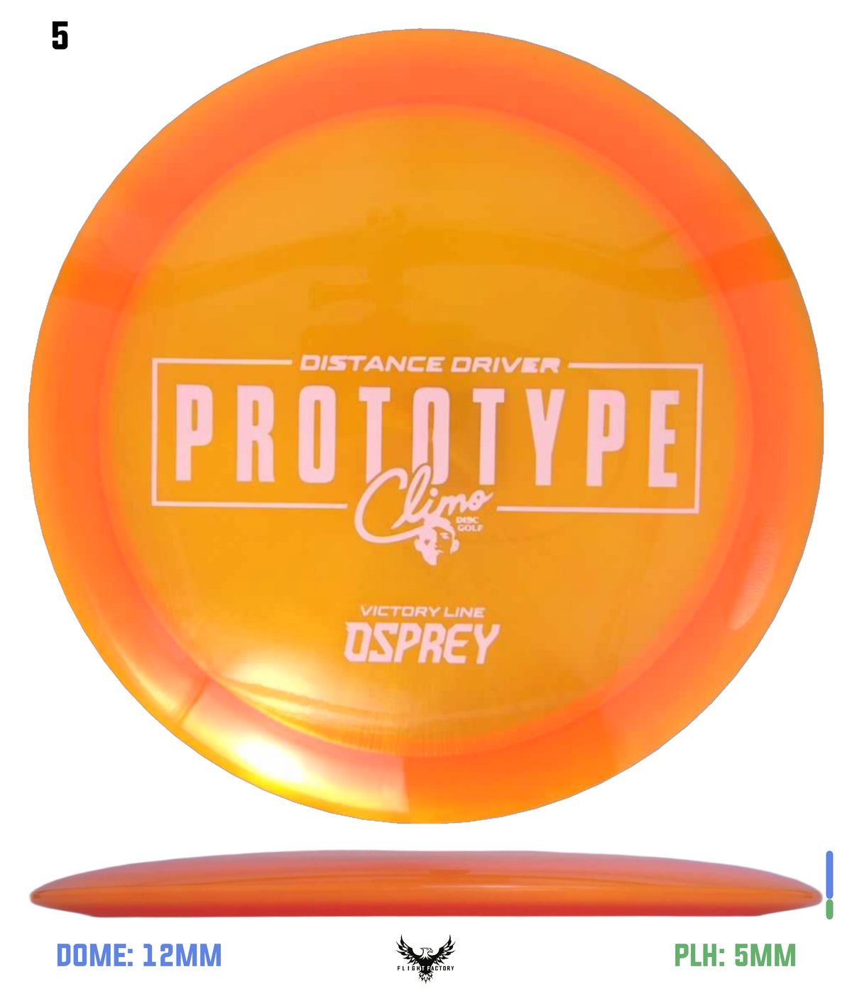 Climo Disc Golf Victory Line Osprey - Prototype