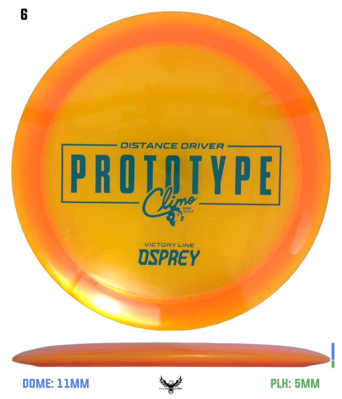 Climo Disc Golf Victory Line Osprey - Prototype