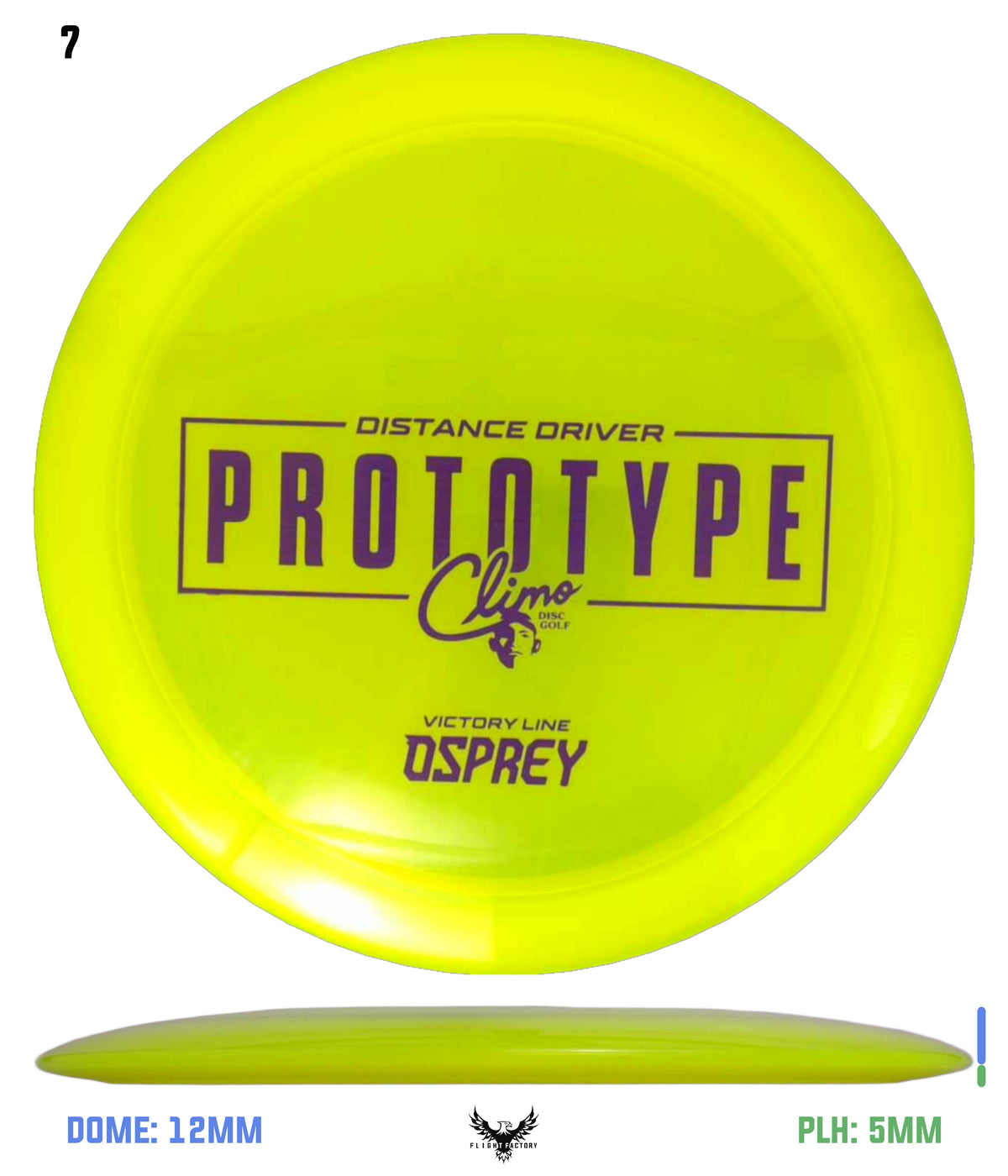 Climo Disc Golf Victory Line Osprey - Prototype
