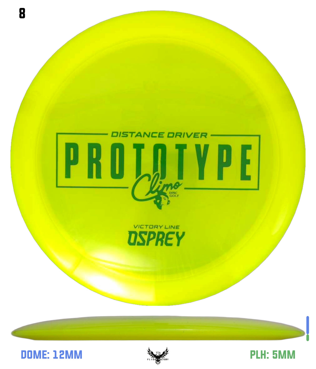 Climo Disc Golf Victory Line Osprey - Prototype
