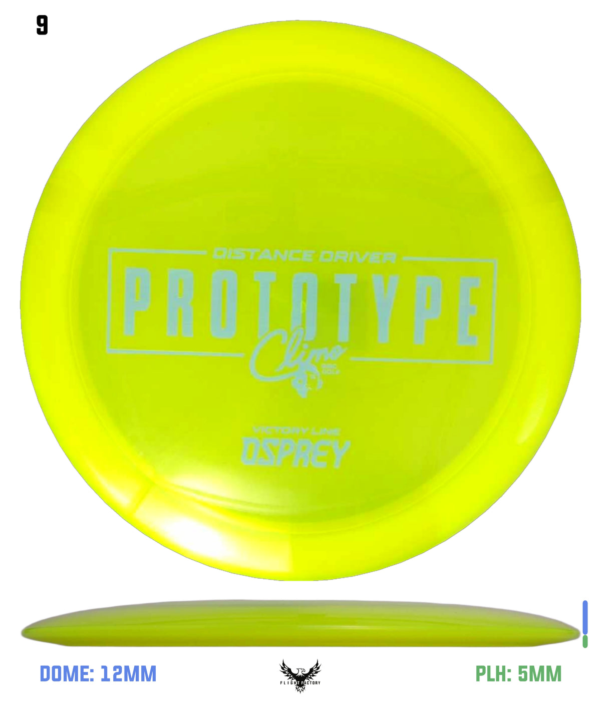 Climo Disc Golf Victory Line Osprey - Prototype