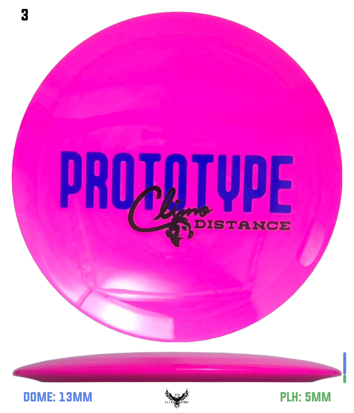 Climo Disc Golf Major Line Skyway - Prototype
