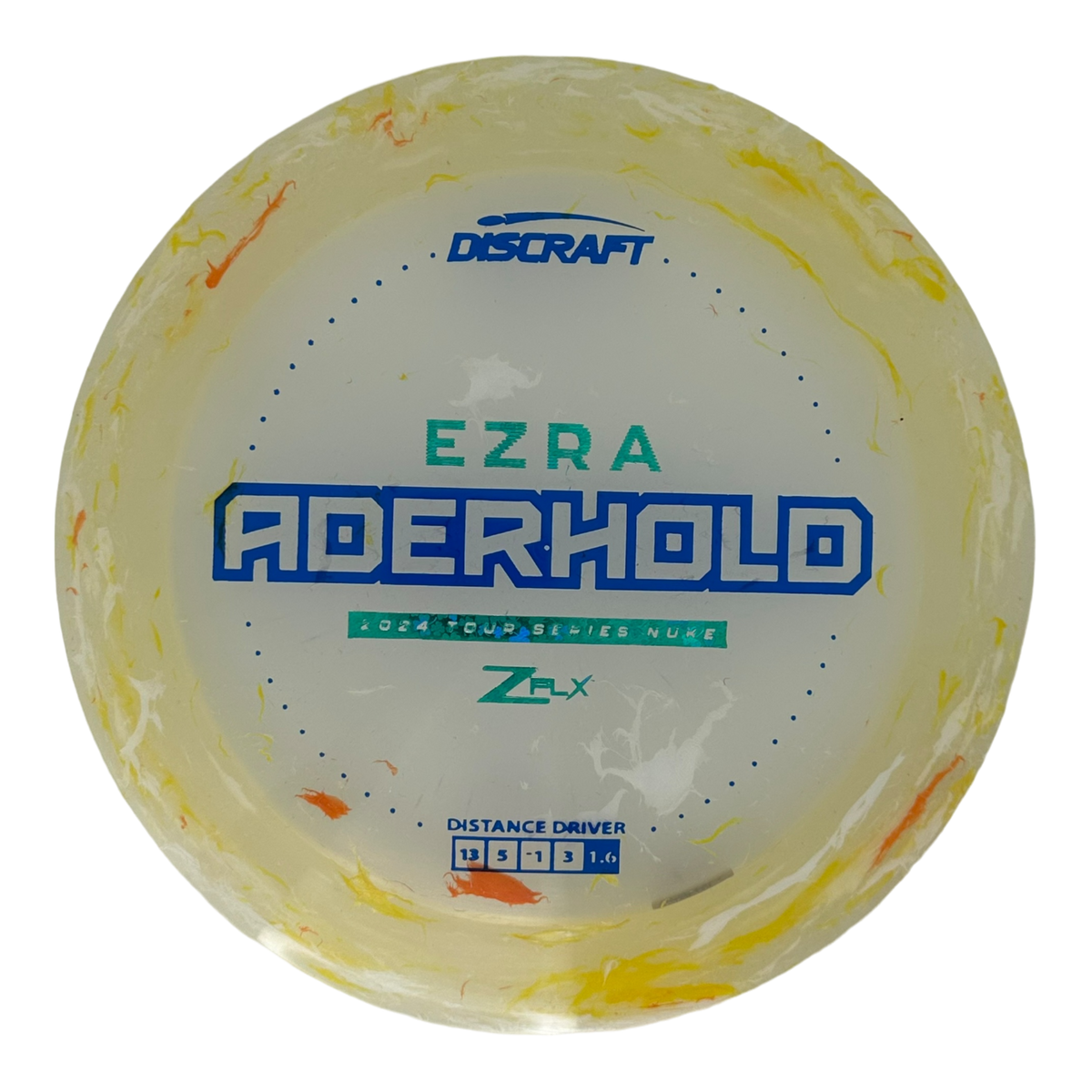 Discraft Jawbreaker Z FLX Nuke - Ezra Aderhold TS (2024) - Flight Discraft Jawbreaker Z FLX Nuke - Ezra Aderhold TS (2024) - Flight