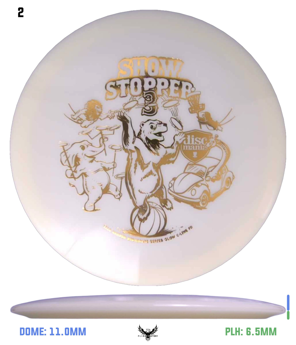 Discmania Show Stopper 3 Ella Hansen Signature Series Glow C-Line FD