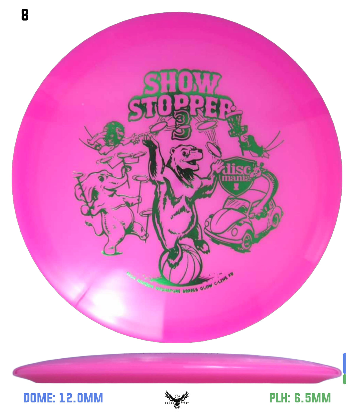 Discmania Show Stopper 3 Ella Hansen Signature Series Glow C-Line FD