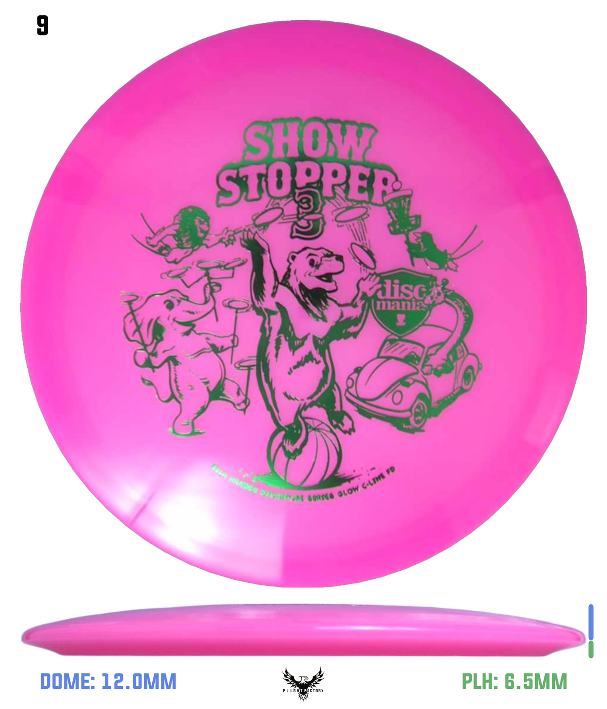 Discmania Show Stopper 3 Ella Hansen Signature Series Glow C-Line FD
