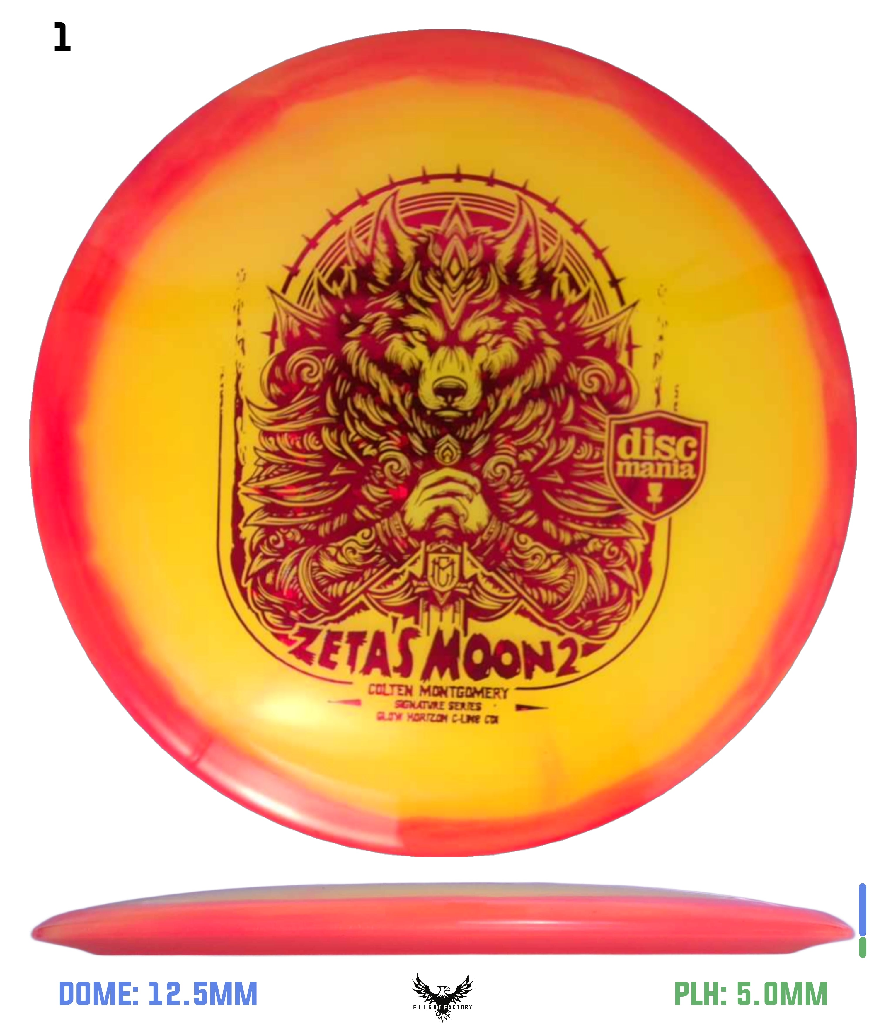 Discmania Zeta's Moon 2 Colten Montgomery Signature Series Glow