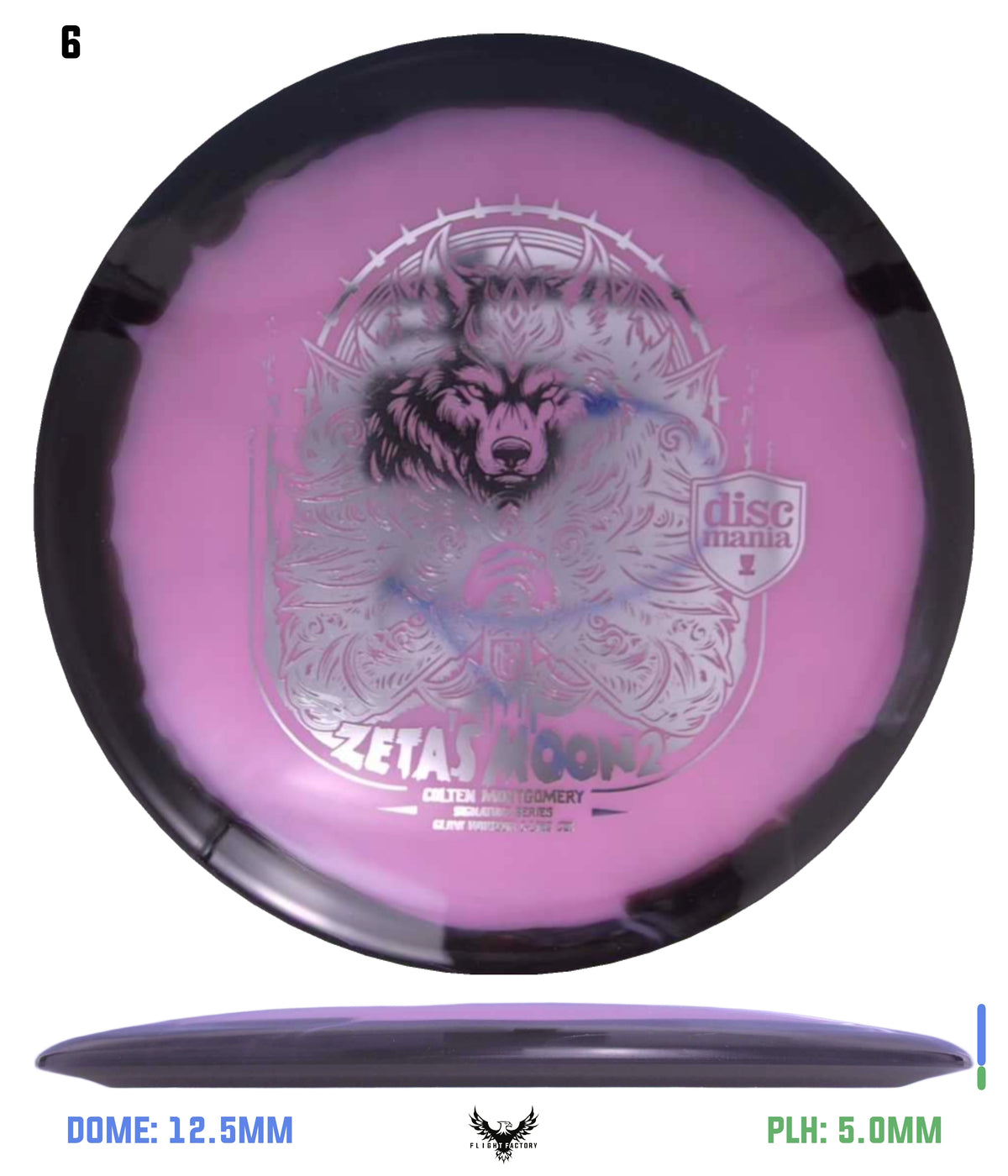 Discmania Zeta&#39;s Moon 2 Colten Montgomery Signature Series Glow Horizon C-Line CD1
