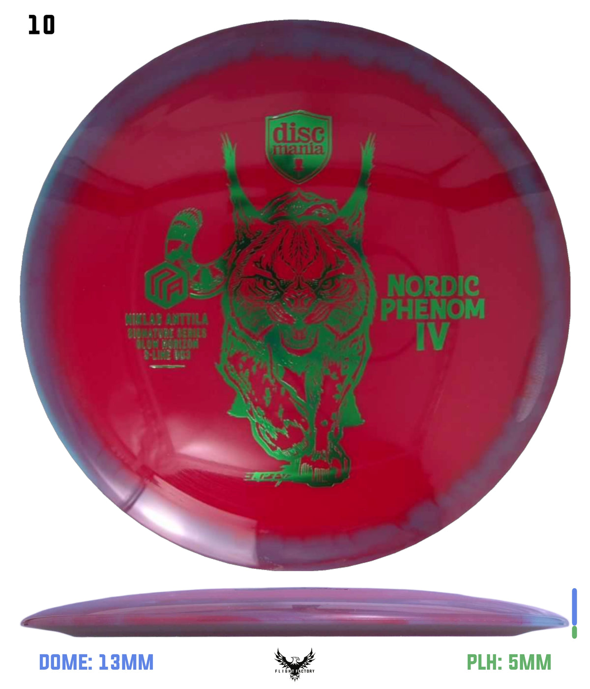 Discmania Nordic Phenom 4 Niklas Anttila Signature Series Glow Horizon S-Line DD3