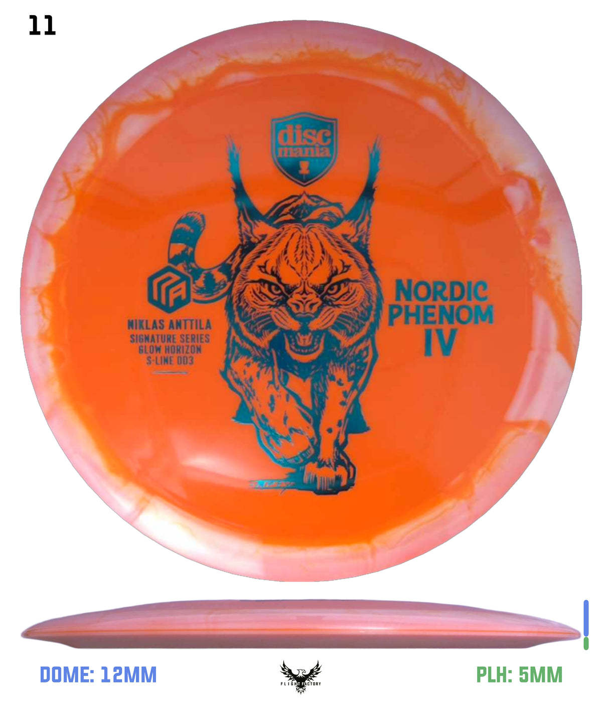 Discmania Nordic Phenom 4 Niklas Anttila Signature Series Glow Horizon S-Line DD3
