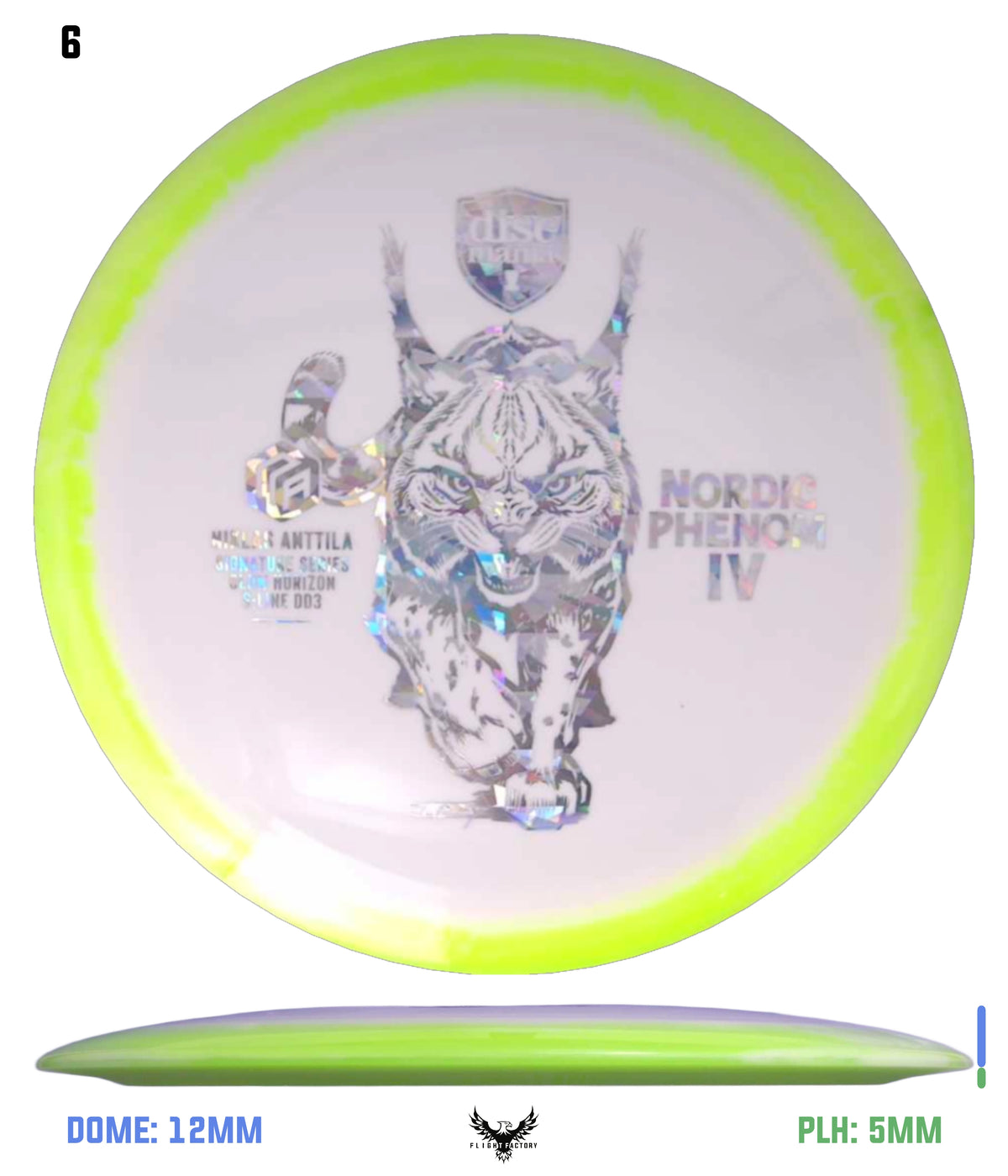 Discmania Nordic Phenom 4 Niklas Anttila Signature Series Glow Horizon S-Line DD3