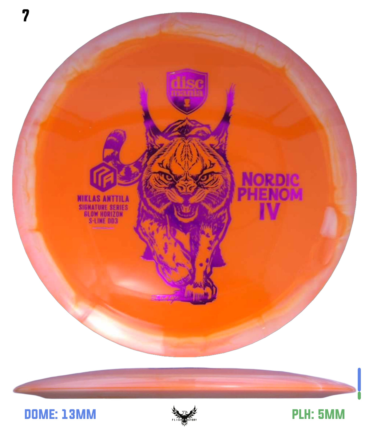Discmania Nordic Phenom 4 Niklas Anttila Signature Series Glow Horizon S-Line DD3