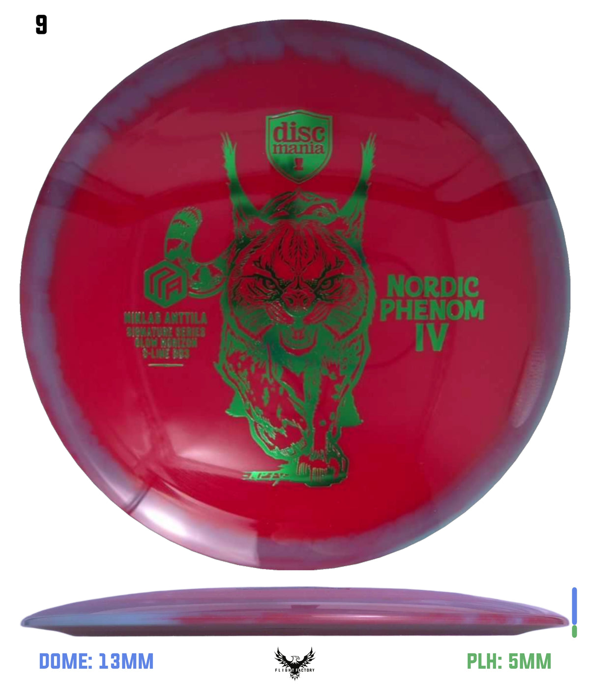 Discmania Nordic Phenom 4 Niklas Anttila Signature Series Glow Horizon S-Line DD3