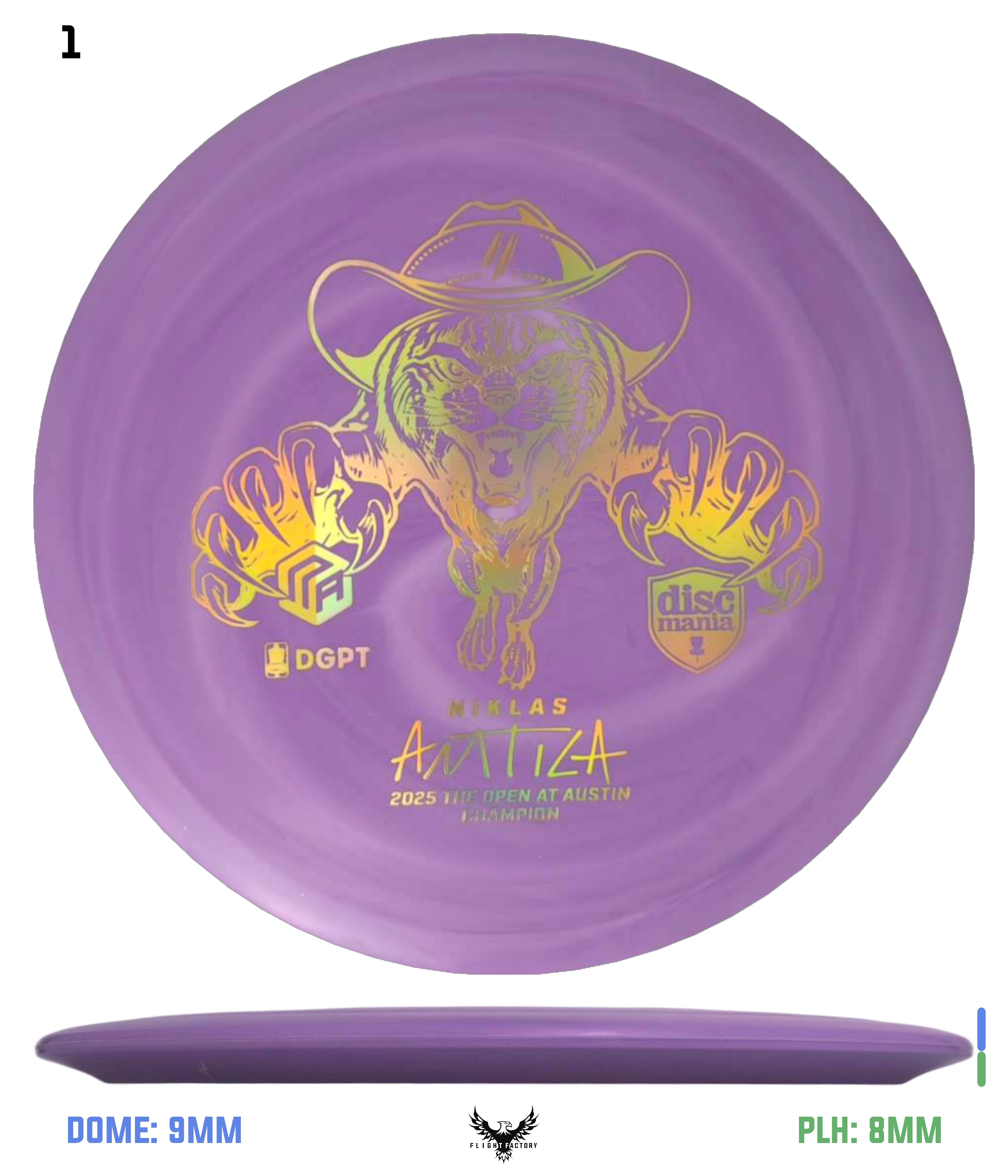 Discmania Flex 2 Swirl D-Line FD - Niklas Anttila Triumph