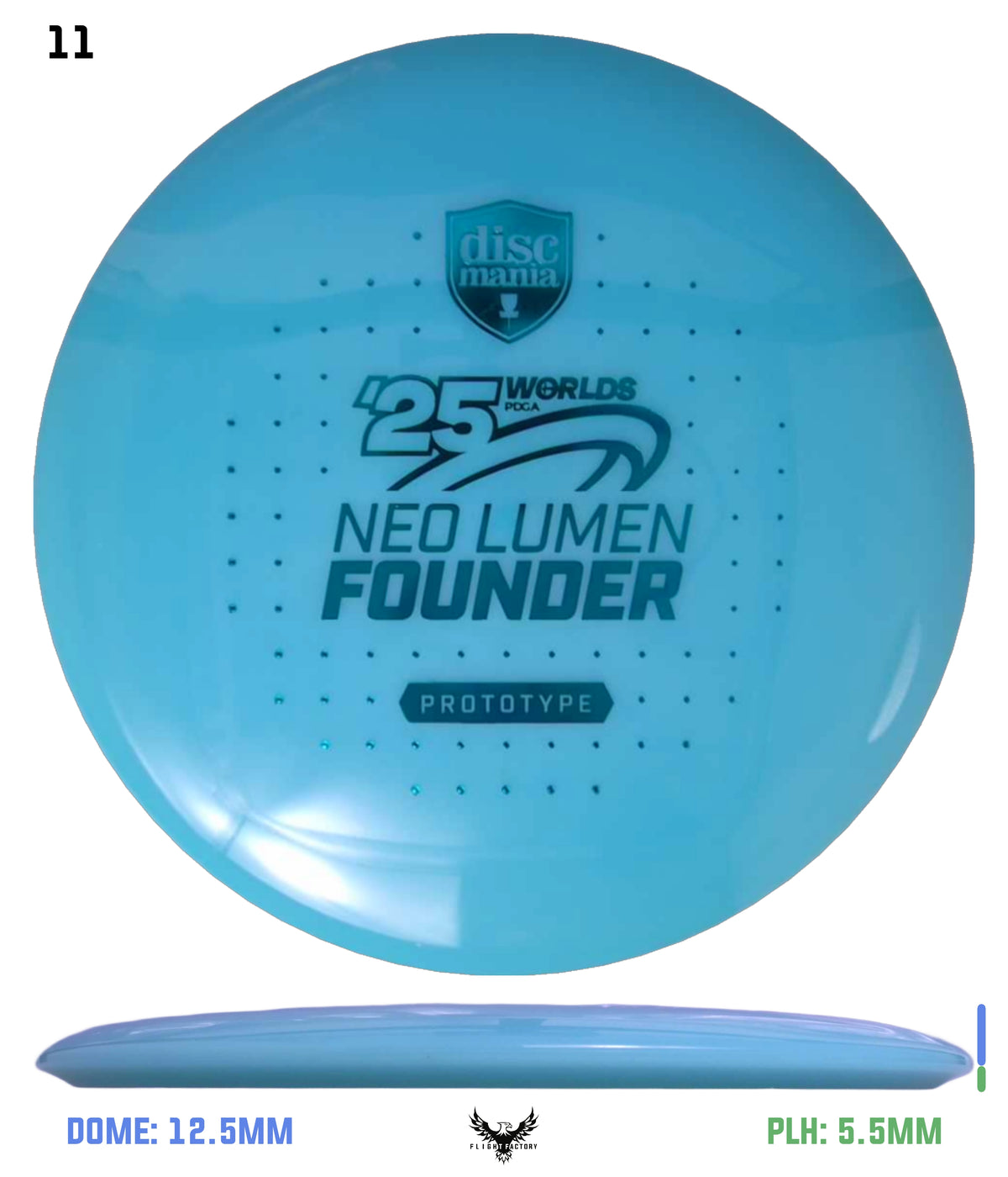 Discmania Prototype Neo Lumen Founder - Pro Worlds 2025