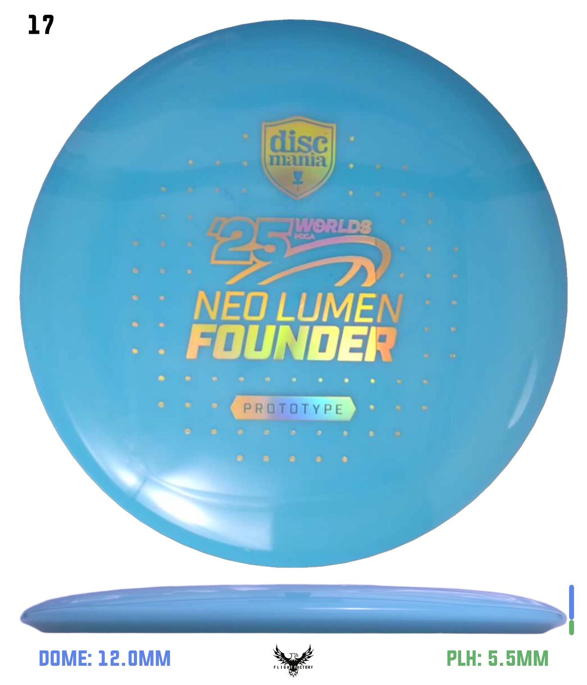 Discmania Prototype Neo Lumen Founder - Pro Worlds 2025