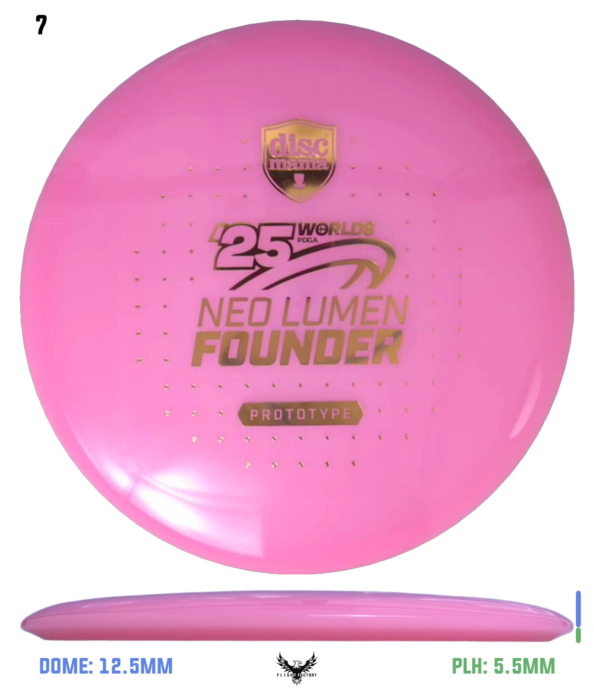 Discmania Prototype Neo Lumen Founder - Pro Worlds 2025