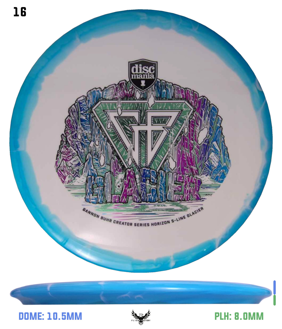 Discmania Gannon Buhr Creator Series Horizon S-Line Glacier