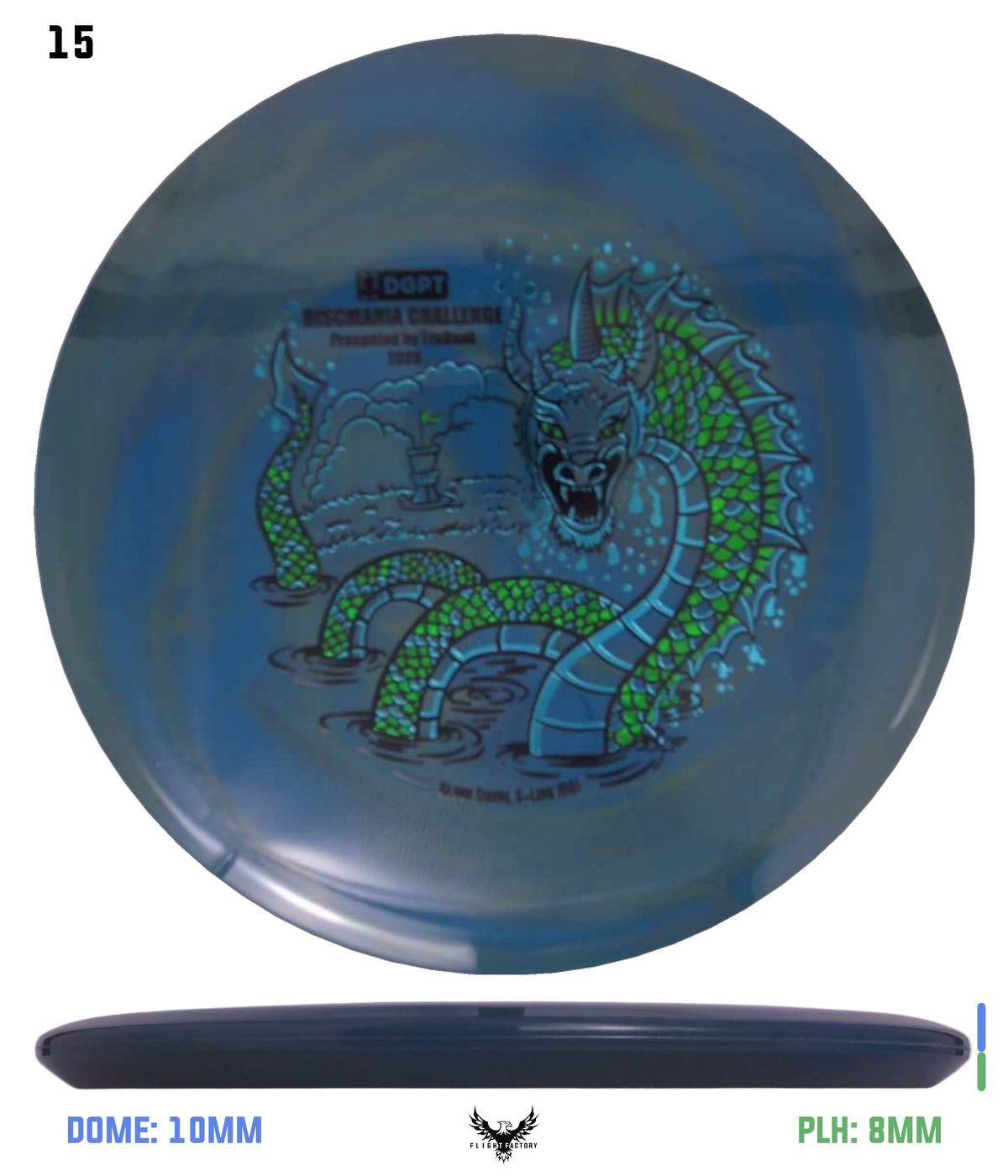 Discmania Glow Swirl S-Line MD1 - Discmania Challenge 2025