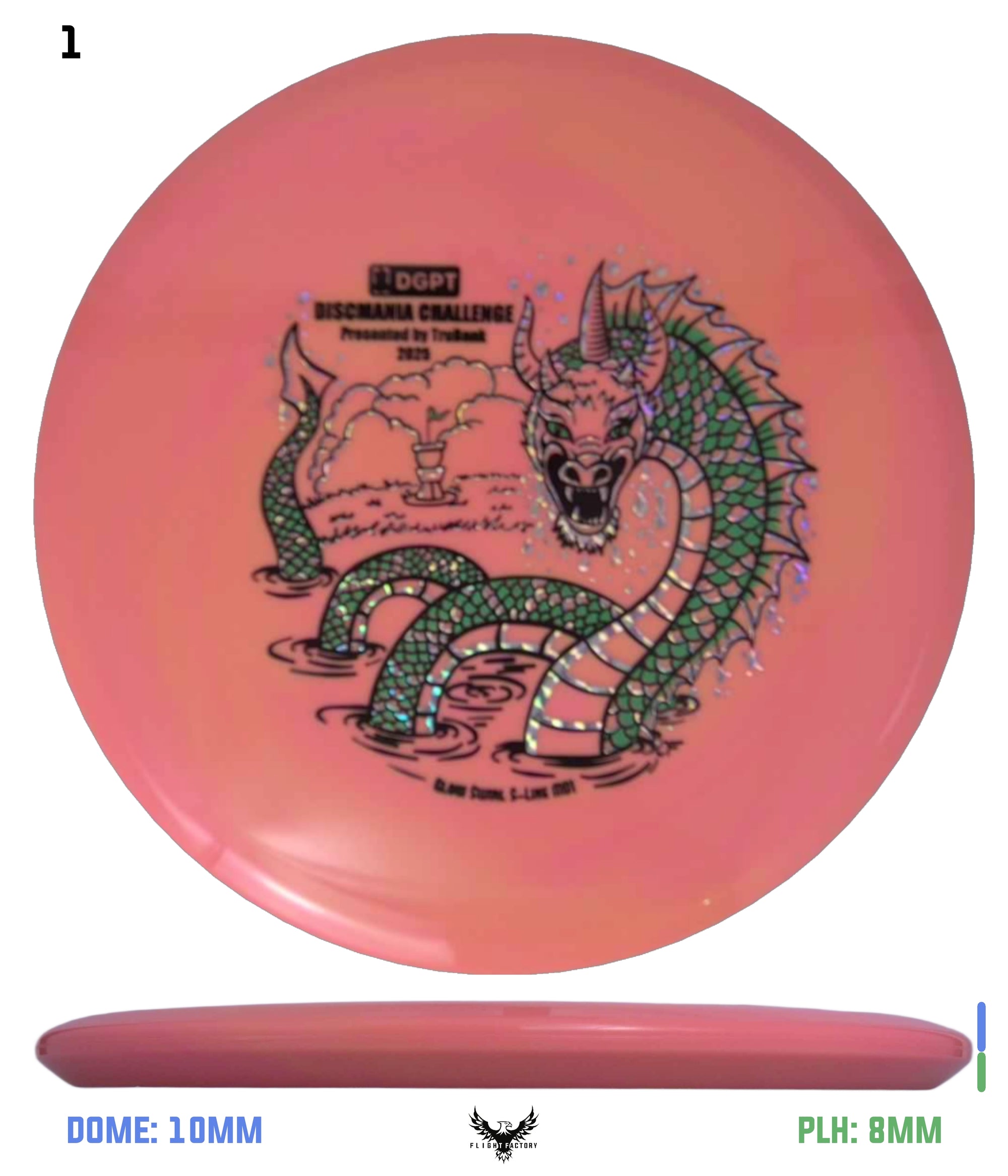 Discmania Glow Swirl S-Line MD1 - Discmania Challenge 2025