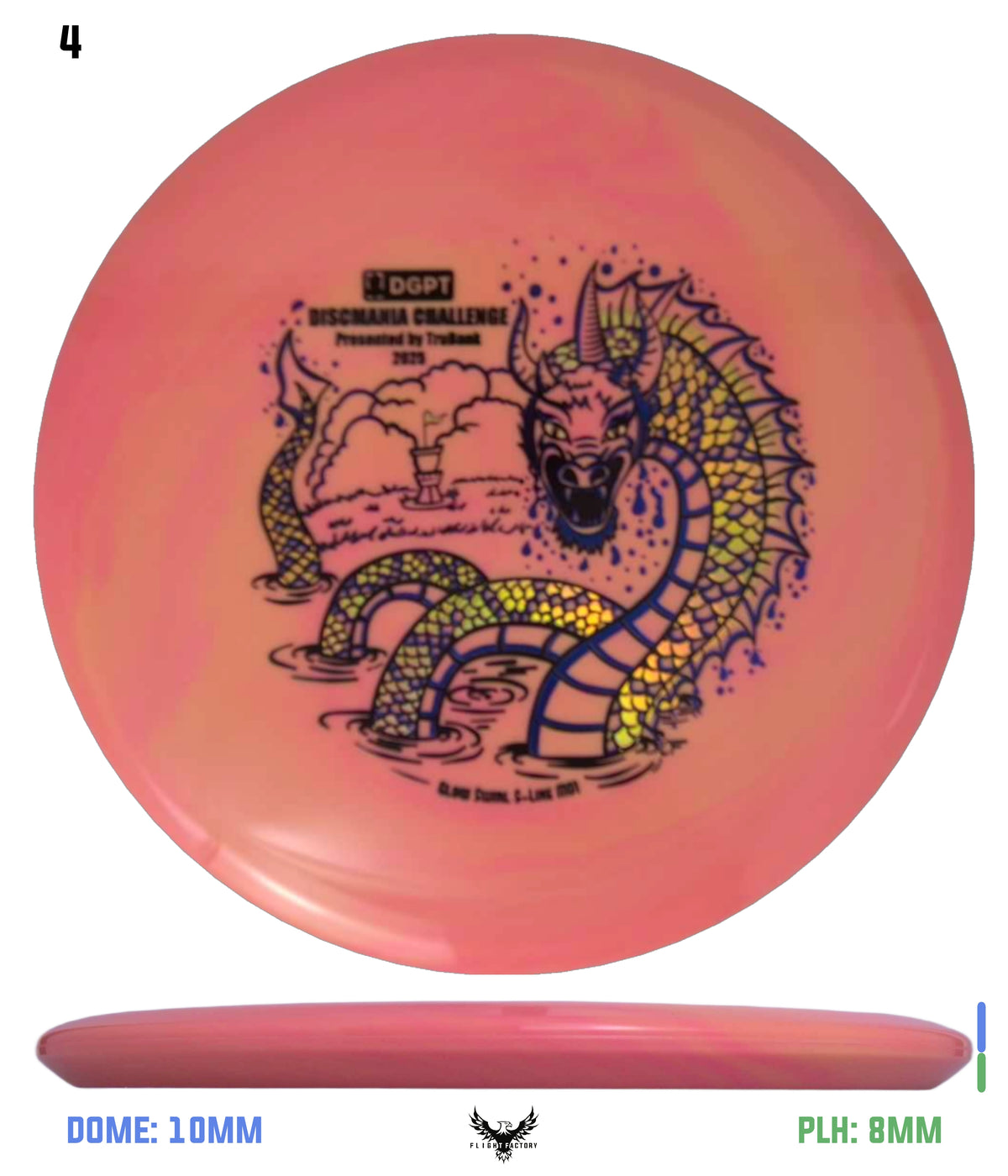 Discmania Glow Swirl S-Line MD1 - Discmania Challenge 2025