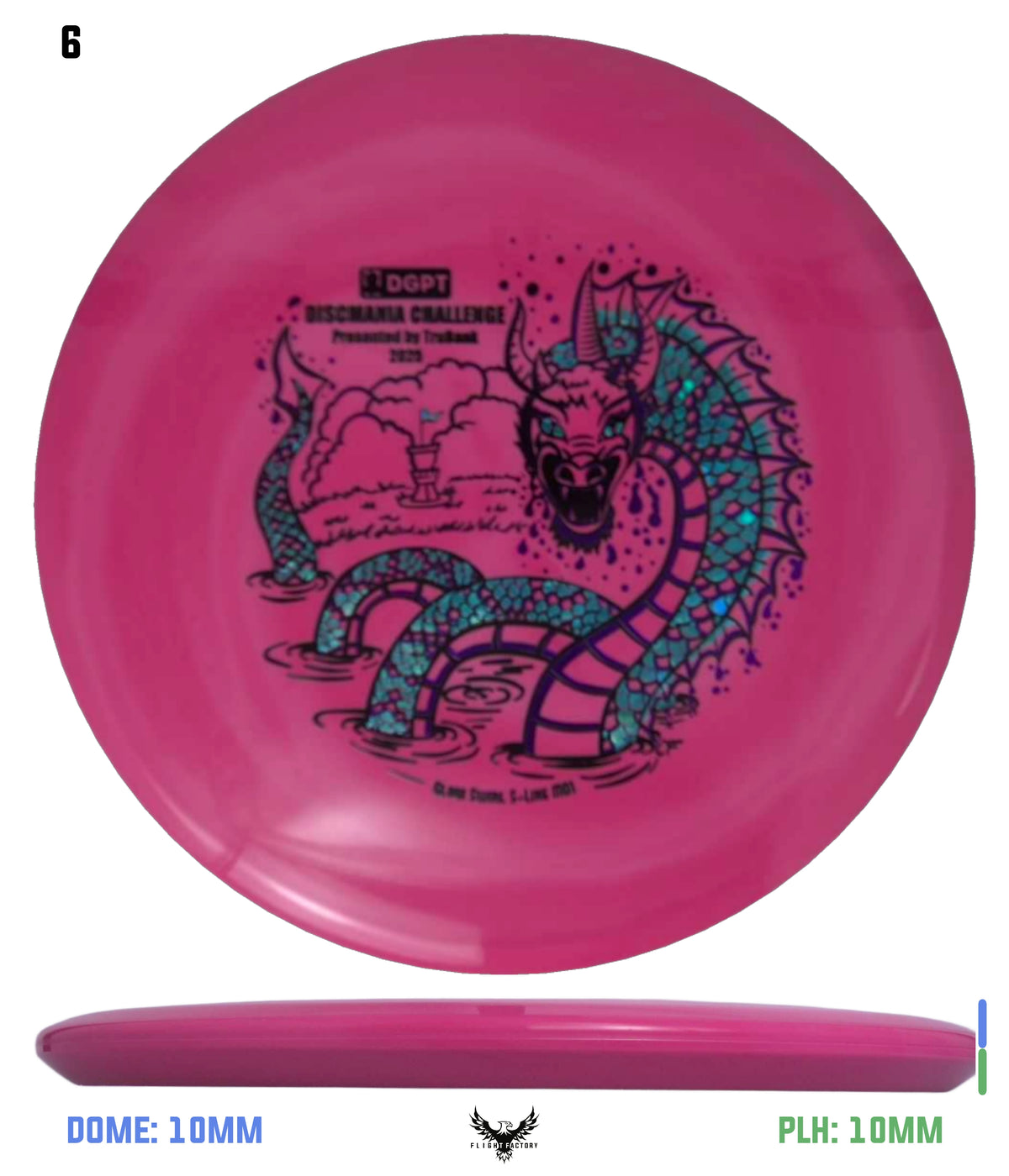Discmania Glow Swirl S-Line MD1 - Discmania Challenge 2025
