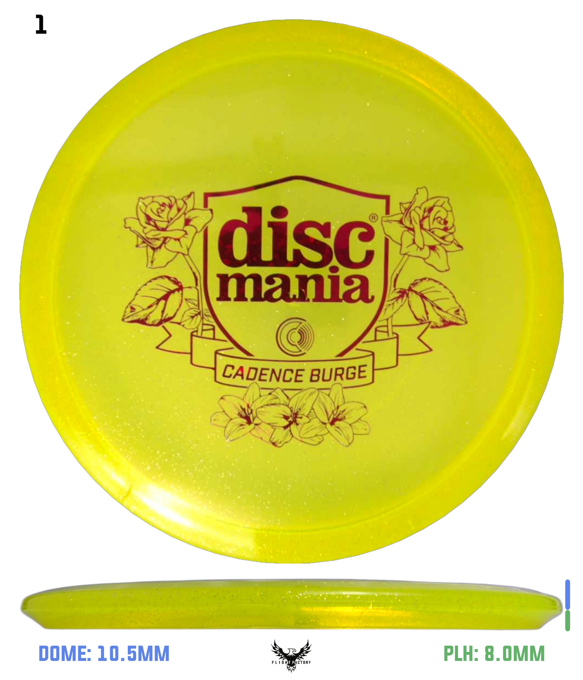 Discmania Cadence Burge Shield Series Metal Flake C-Line MD3