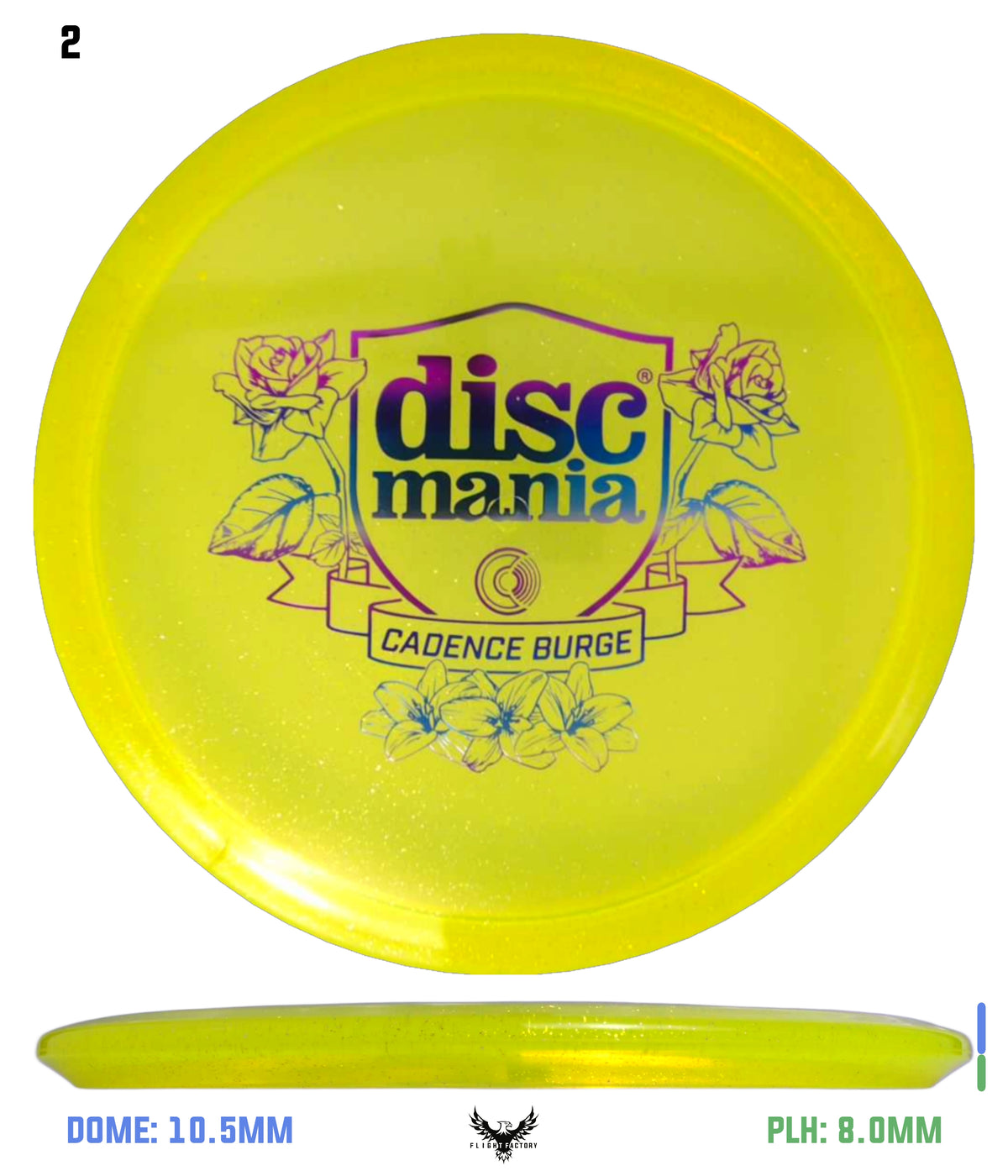 Discmania Cadence Burge Shield Series Metal Flake C-Line MD3