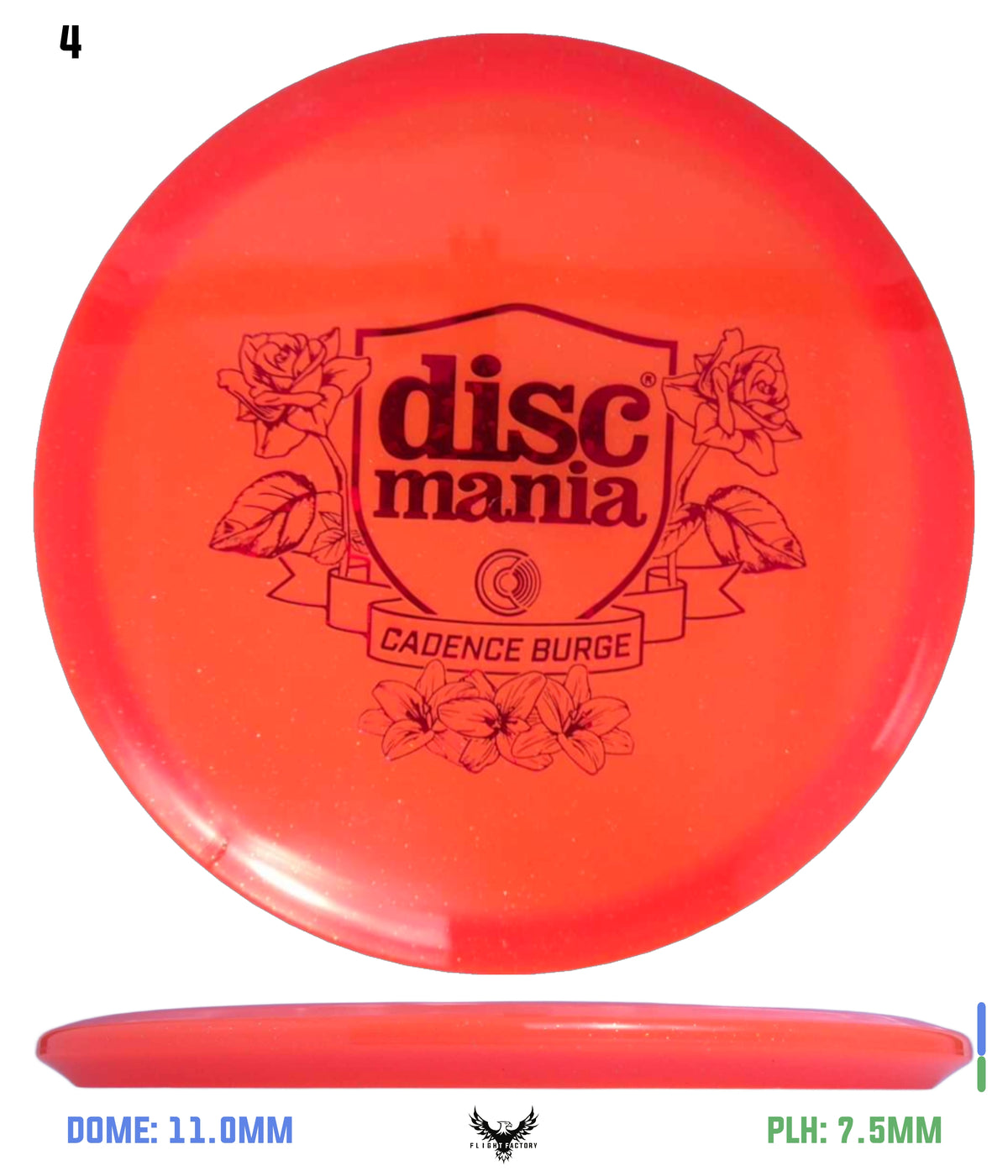 Discmania Cadence Burge Shield Series Metal Flake C-Line MD3