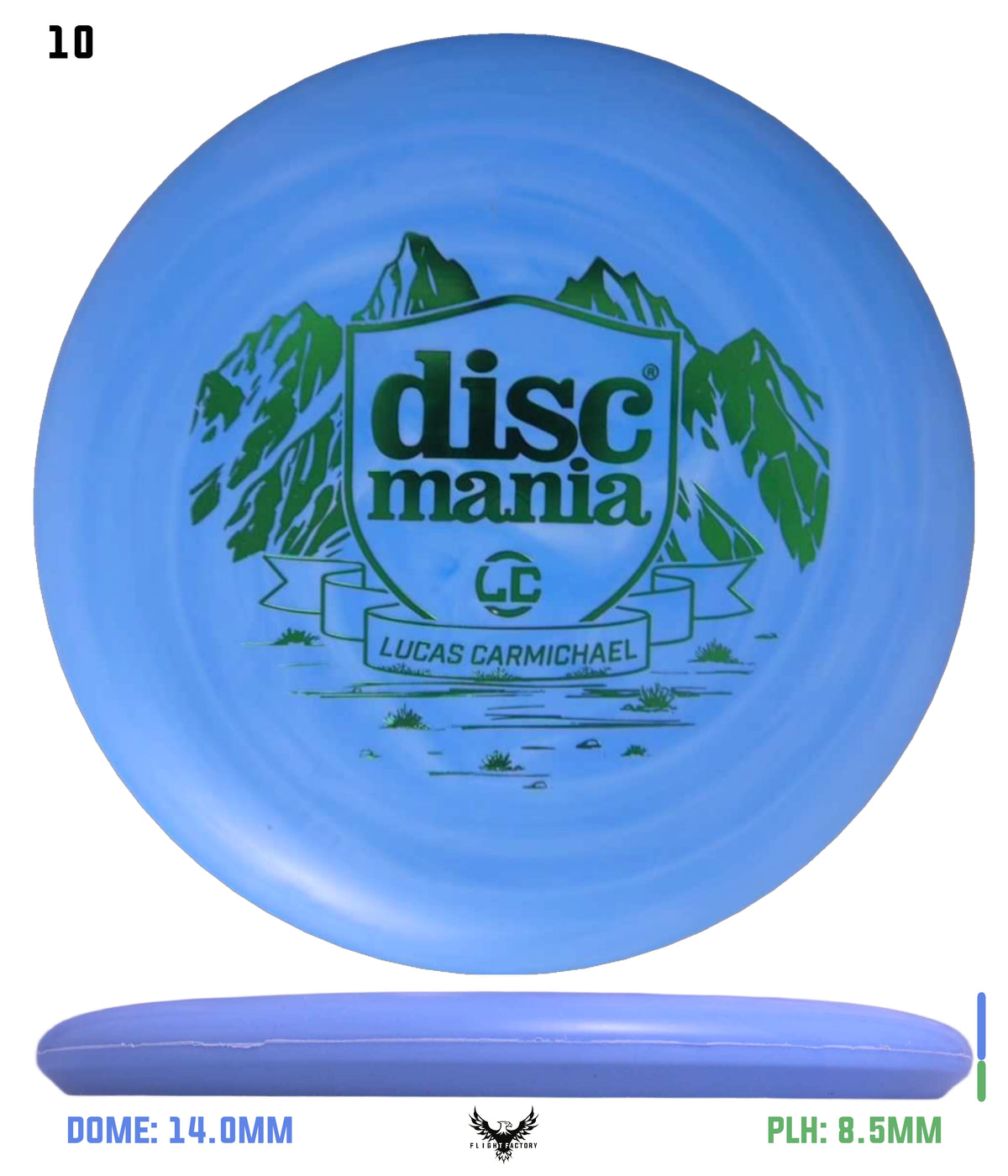 Discmania Lucas Carmichael Shield Series Flex 2 Swirl D-Line P2