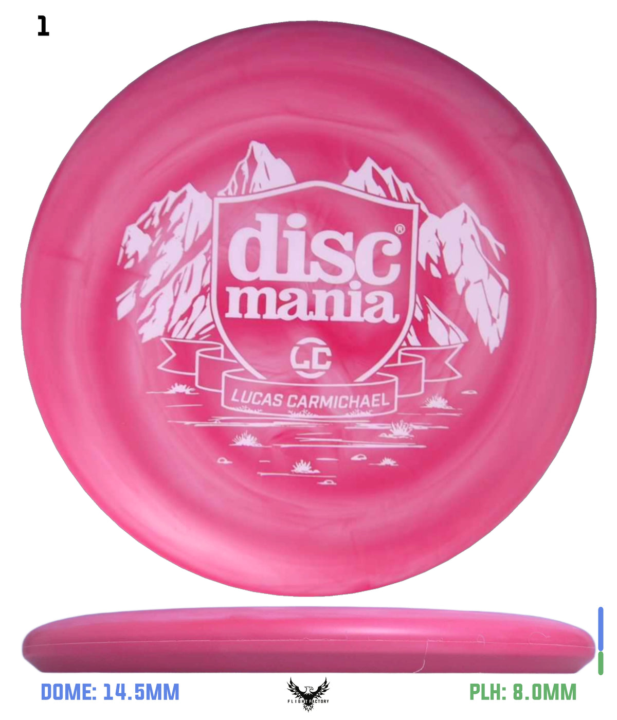 Discmania Lucas Carmichael Shield Series Flex 2 Swirl D-Line P2