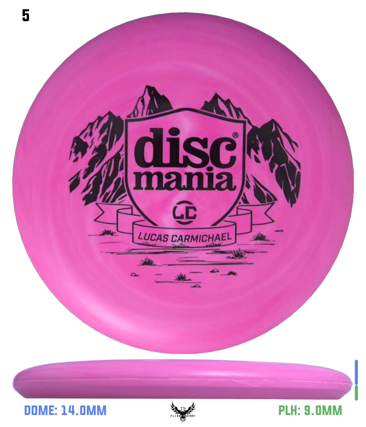 Discmania Lucas Carmichael Shield Series Flex 2 Swirl D-Line P2