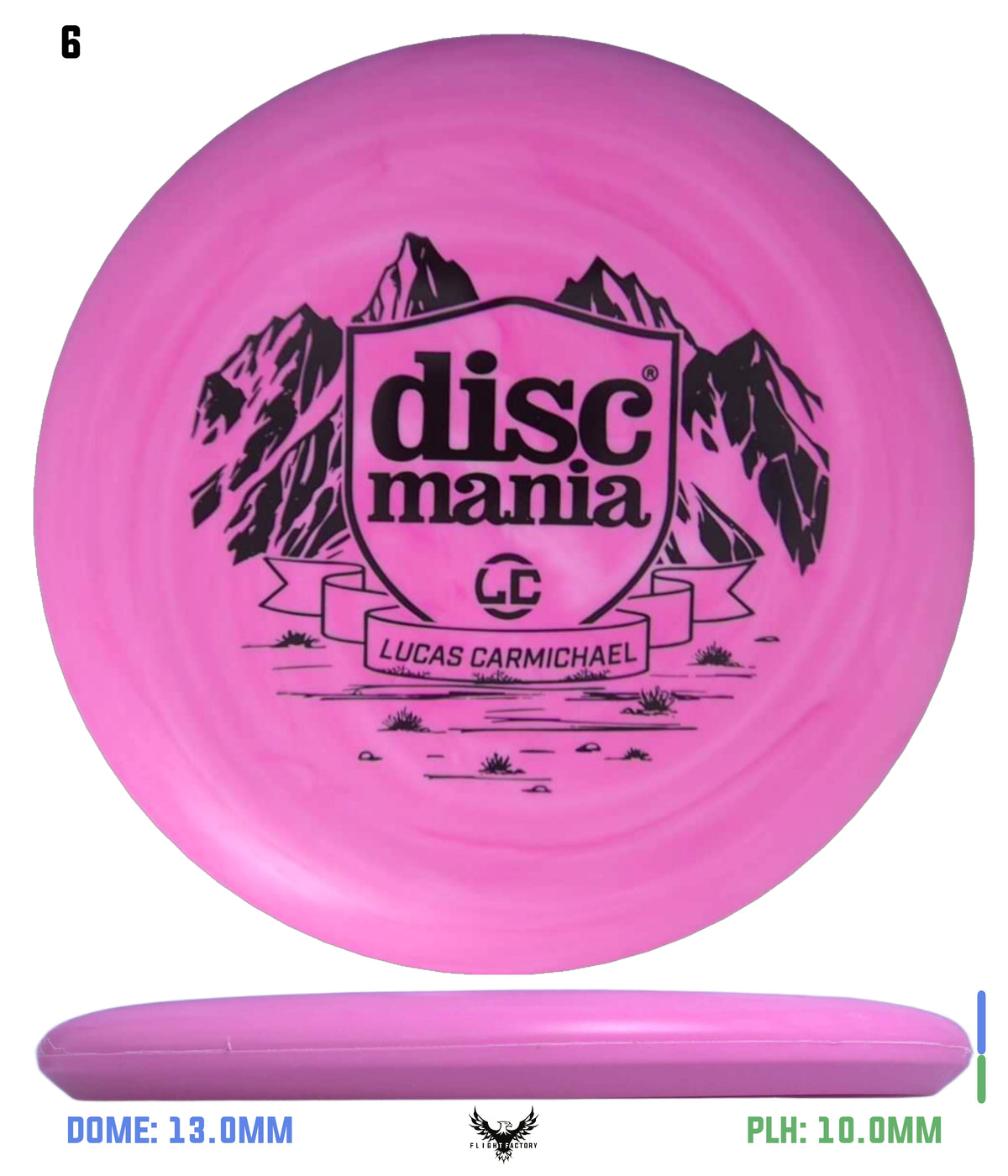 Discmania Lucas Carmichael Shield Series Flex 2 Swirl D-Line P2