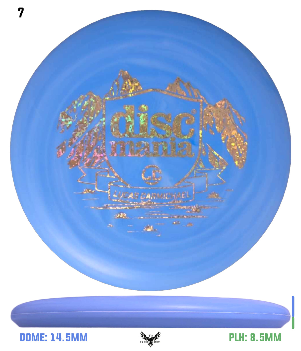 Discmania Lucas Carmichael Shield Series Flex 2 Swirl D-Line P2