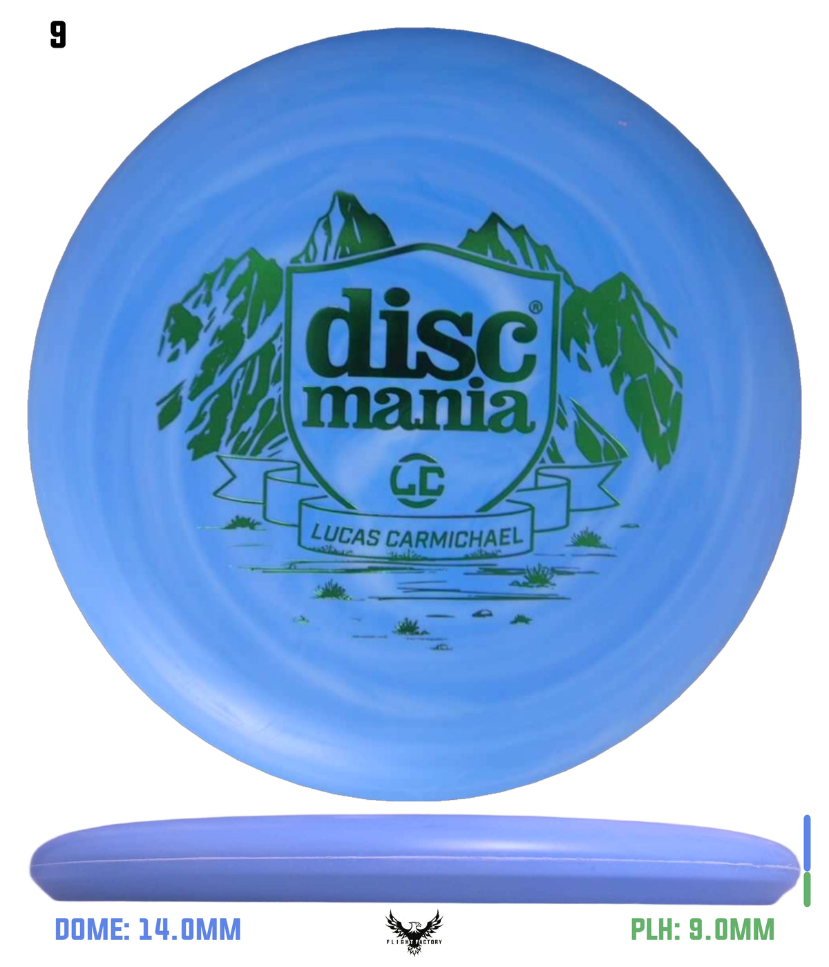 Discmania Lucas Carmichael Shield Series Flex 2 Swirl D-Line P2