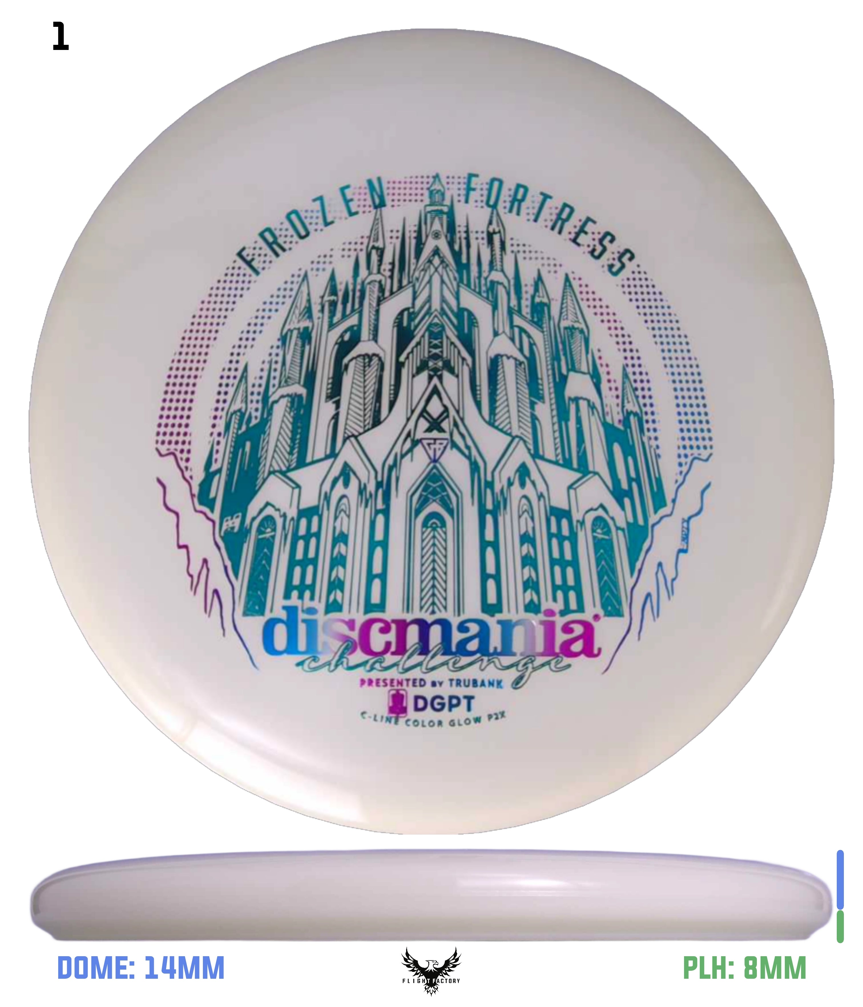 Discmania Frozen Fortress Color Glow C-Line P2x - Discmania