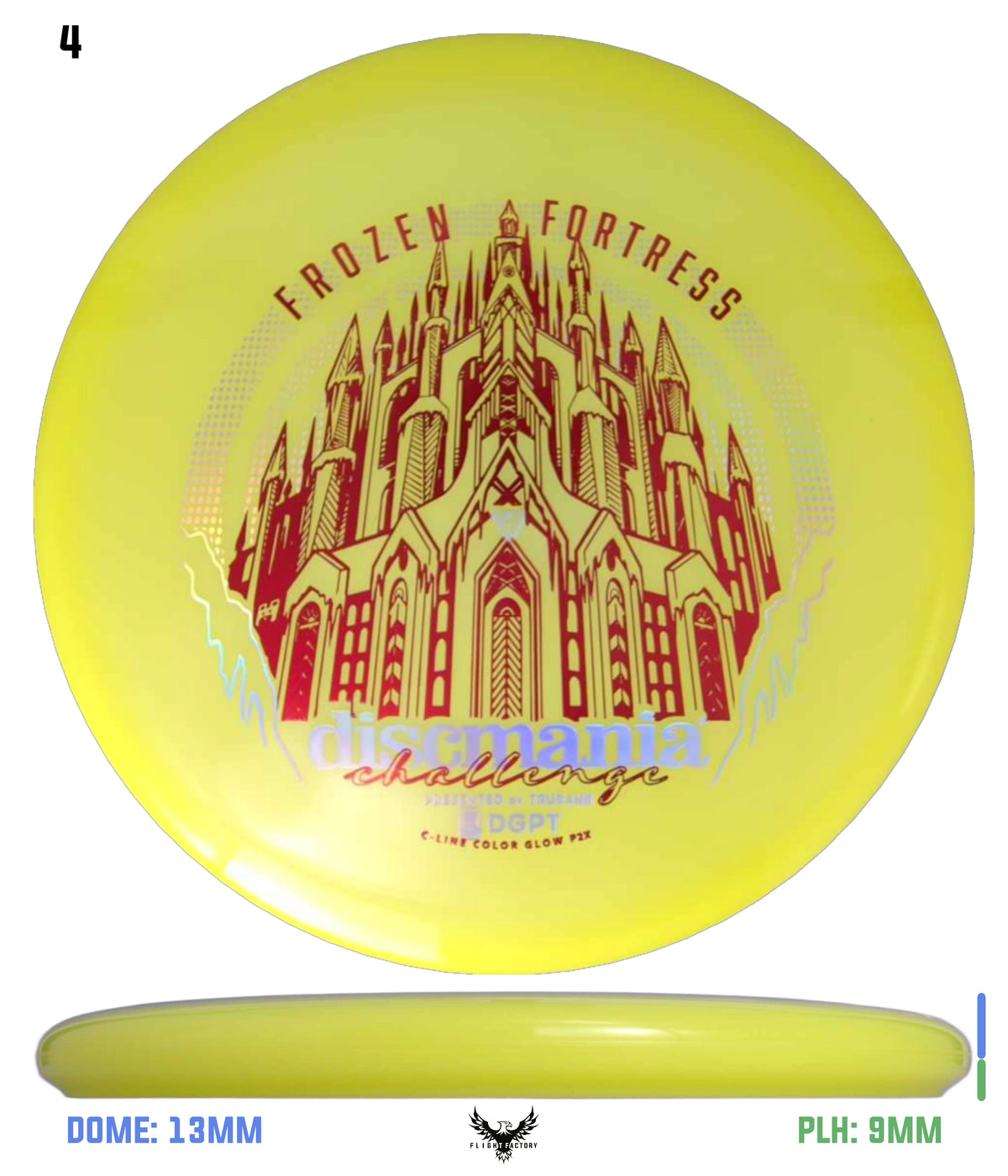 Discmania Frozen Fortress Color Glow C-Line P2x - Discmania Challenge