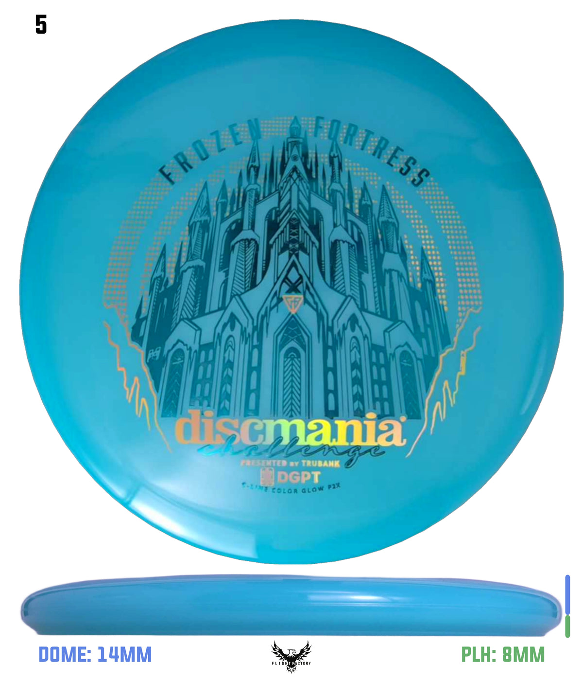 Discmania Frozen Fortress Color Glow C-Line P2x - Discmania Challenge