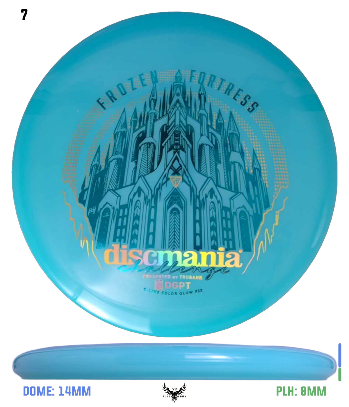 Discmania Frozen Fortress Color Glow C-Line P2x - Discmania Challenge