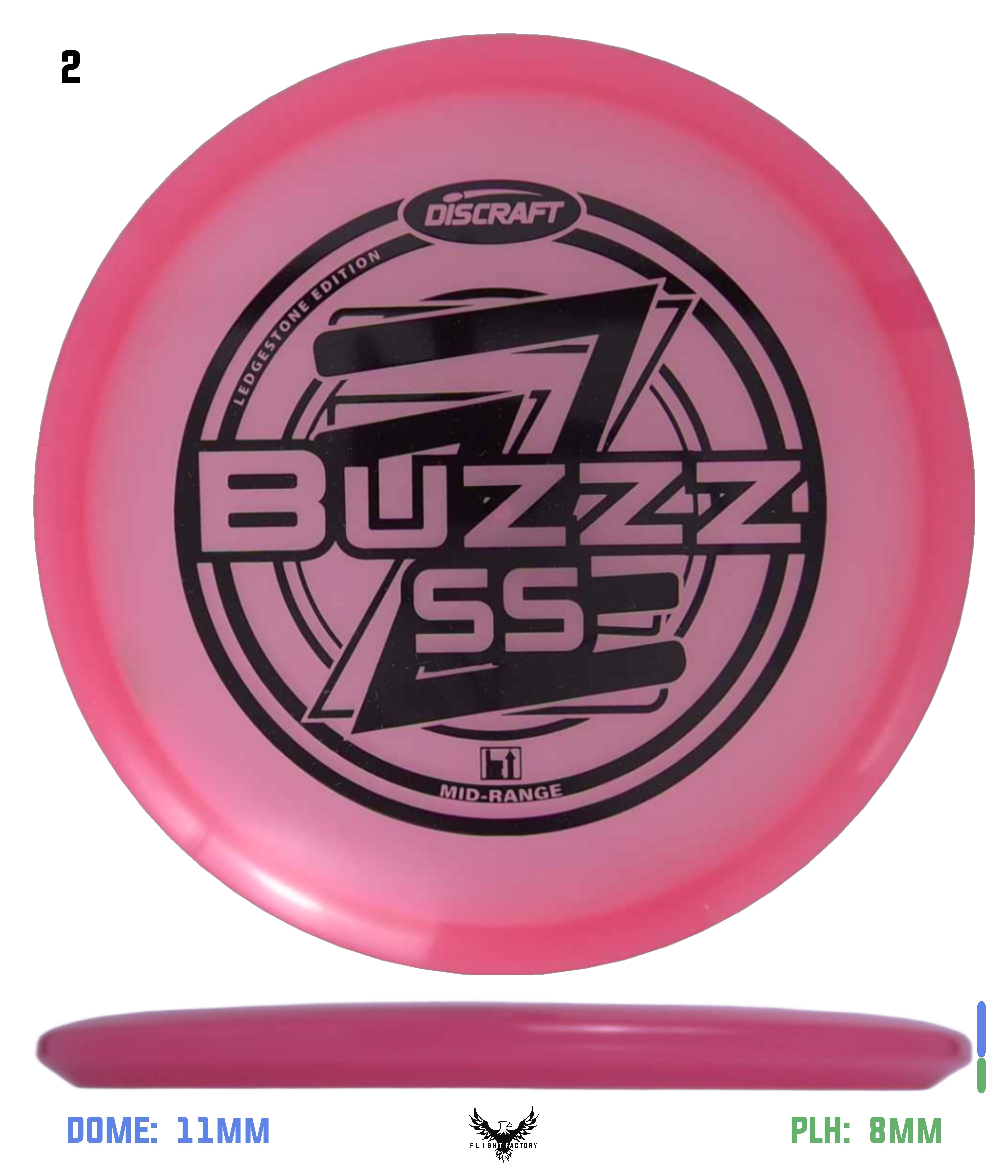BLESS　CCB 1s Discraft Z Glo Buzzz SS - Ledgestone Wave 1 (2025) - Flight