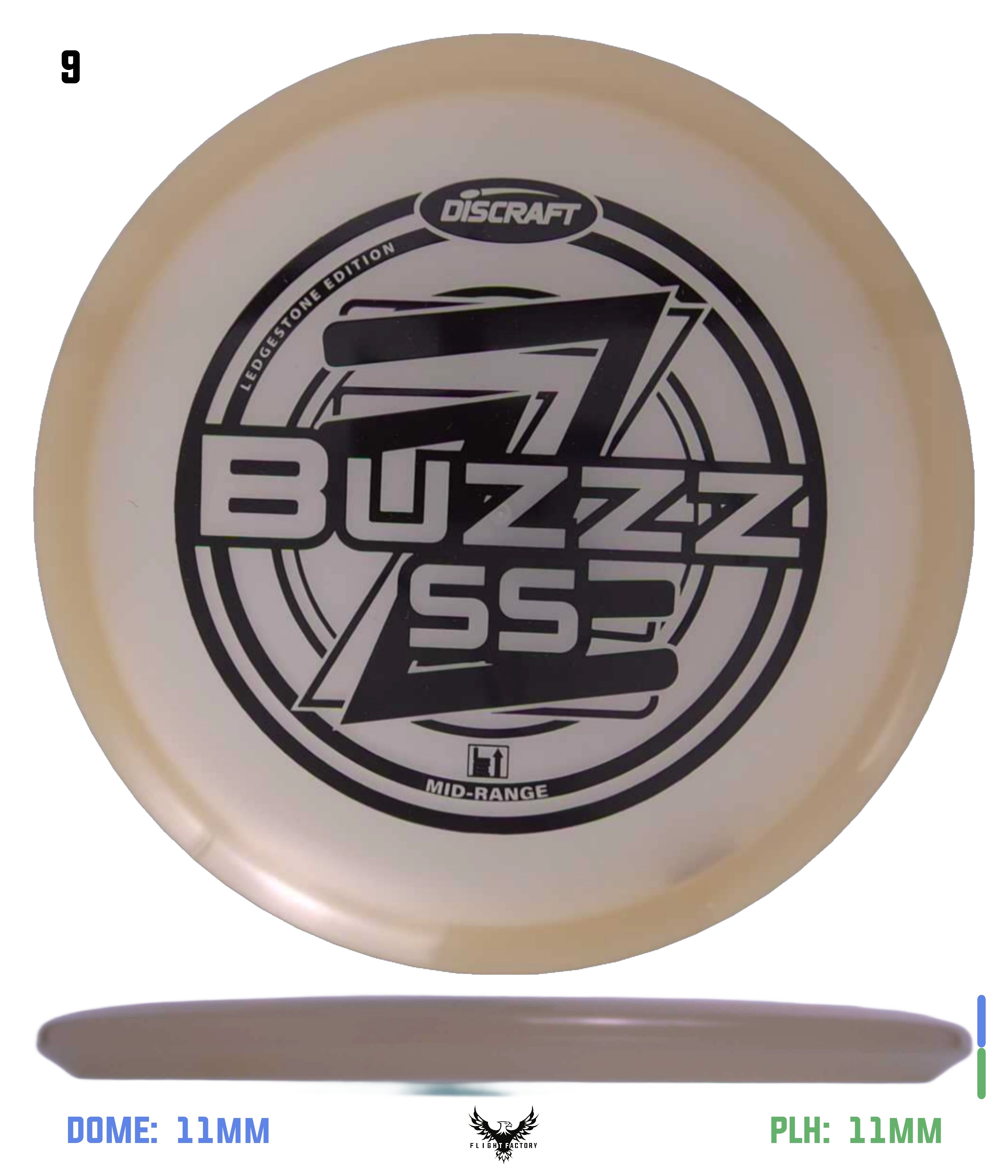 Discraft Z Glo Buzzz SS - Ledgestone Wave 1 (2025) - Flight