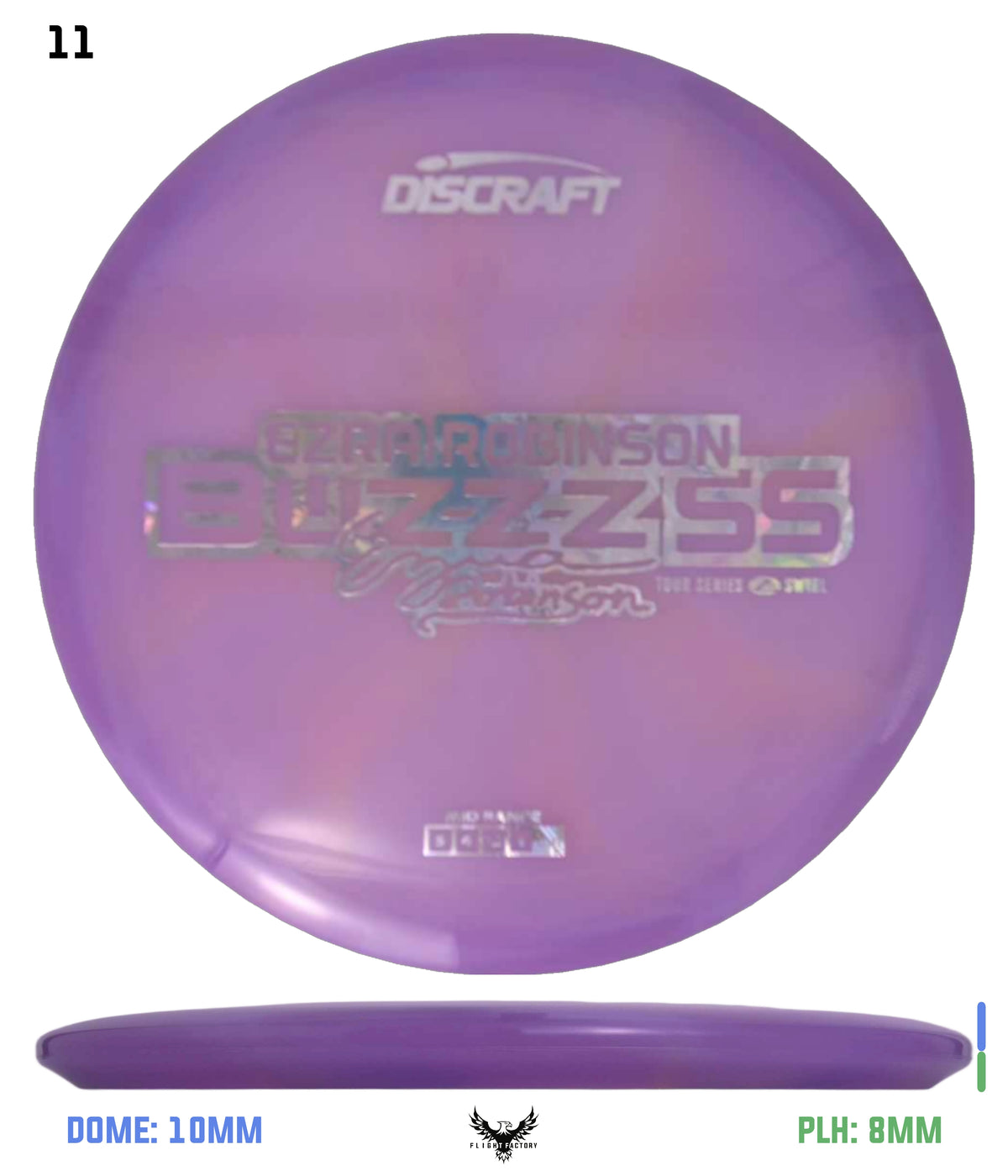 Discraft Ezra Robinson 2025 Tour Series Z Swirl Buzzz SS