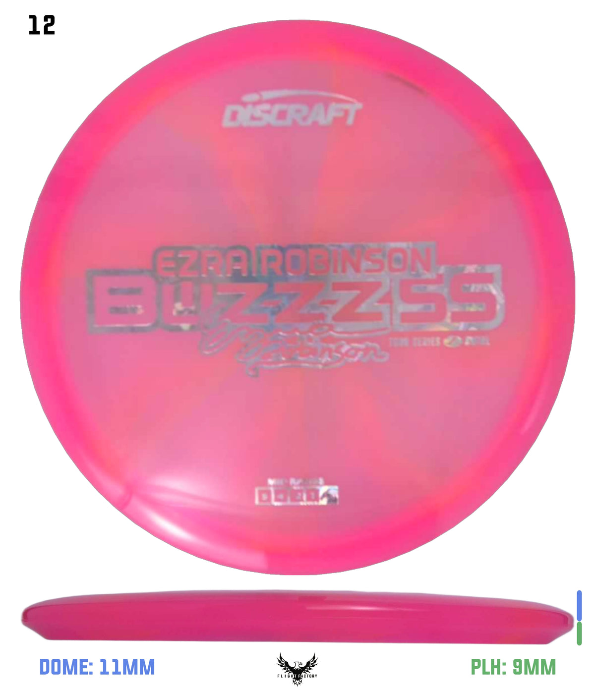 Discraft Ezra Robinson 2025 Tour Series Z Swirl Buzzz SS
