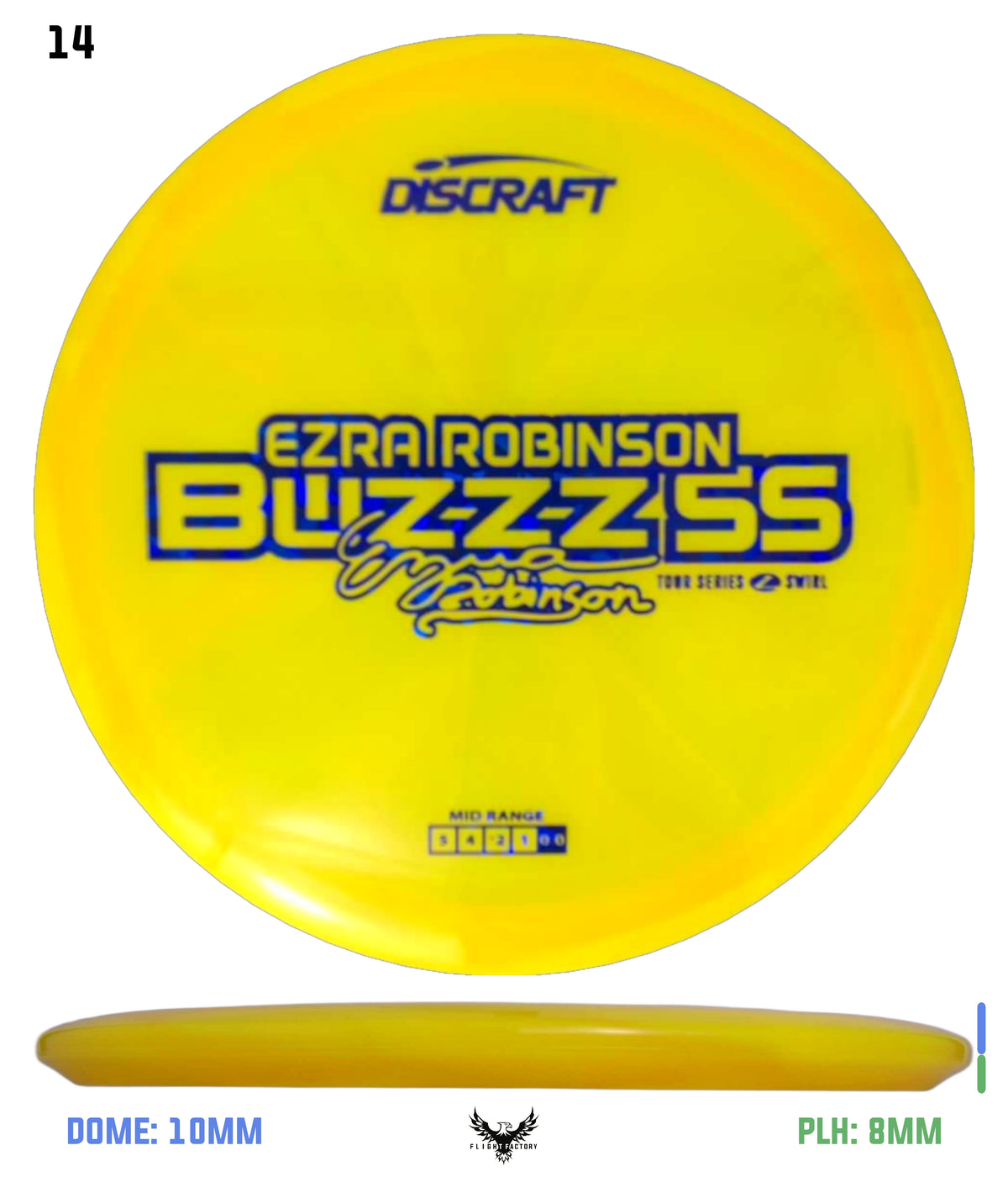 Discraft Ezra Robinson 2025 Tour Series Z Swirl Buzzz SS